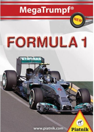 Formula 1 autók, kvartett kártyajáték