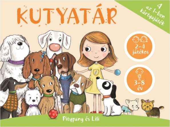Kutyatár 4 az 1-ben kártyajáték