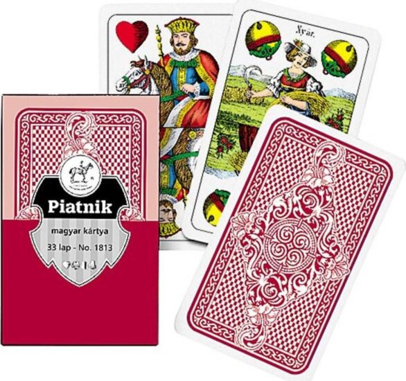 Magyar kártya 32 lapos, papír