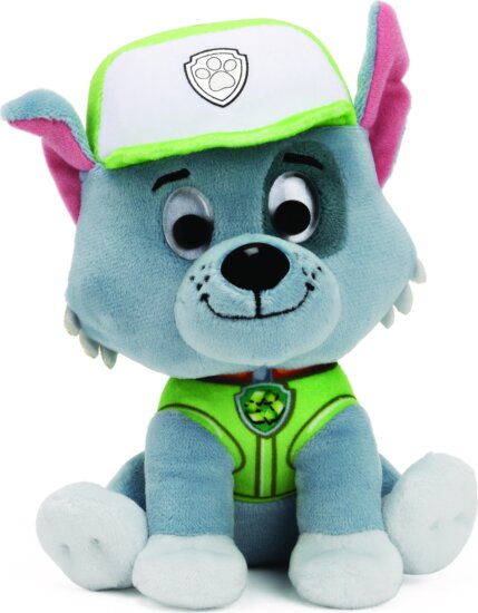 Mancs Őrjárat, Rocky plüss figura, 15 cm Mancs Őrjárat, Rocky plüss figura, 15 cm