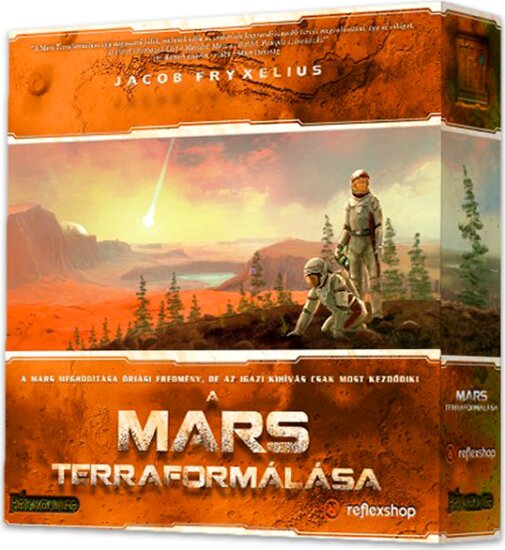 A Mars Terraformálása társasjáték A Mars Terraformálása társasjáték