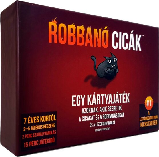 Robbanó cicák kártyajáték