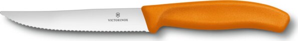 Victorinox Swiss Classic Gourmet Steak kés, 12 cm, narancssárga