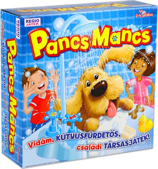 Pancs Mancs - vidám kutyusfürdetős családi társasjáték Pancs Mancs - vidám kutyusfürdetős családi társasjáték