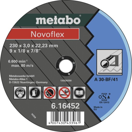 Metabo Novoflex fém vágókorong, 230mm, 25 db Metabo Novoflex fém vágókorong, 230mm, 25 db