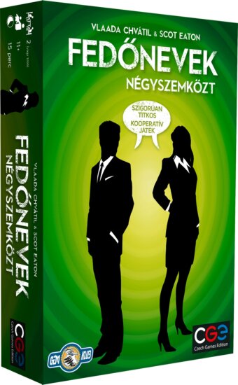 Fedőnevek négyszemközt Kooperatív társasjáték Fedőnevek négyszemközt Kooperatív társasjáték