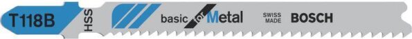 Bosch Basic for Metal T 118 B dekopírfűrészlap Bosch Basic for Metal T 118 B dekopírfűrészlap