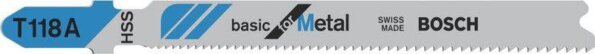 Bosch Basic for Metal T 118 A dekopírfűrészlap Bosch Basic for Metal T 118 A dekopírfűrészlap