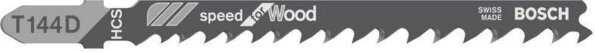 Bosch Speed for Wood T 144 D dekopírfűrészlap Bosch Speed for Wood T 144 D dekopírfűrészlap