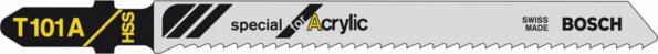 Bosch Special for Acrylic T 101 A dekopírfűrészlap Bosch Special for Acrylic T 101 A dekopírfűrészlap