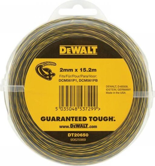 Dewalt DT20656 2.0mm Csavart damil, 15.2 méter
