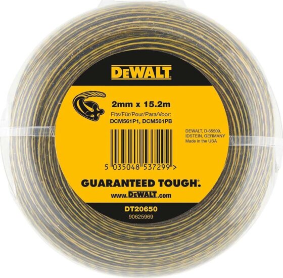 Dewalt DT20650 2.0mm Csavart damil, 15.2 méter