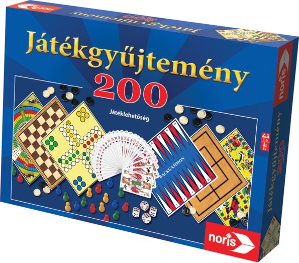 Noris: 200 db-os játékgyűjtemény - új kiadás Noris: 200 db-os játékgyűjtemény - új kiadás