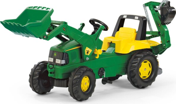 Rolly Kid, John Deere pedálos traktor rakodóval és kotróval Rolly Kid, John Deere pedálos traktor rakodóval és kotróval