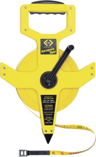 C.K. T3565 330 mérőszalag, 100 méter / 13mm C.K. T3565 330 mérőszalag, 100 méter / 13mm