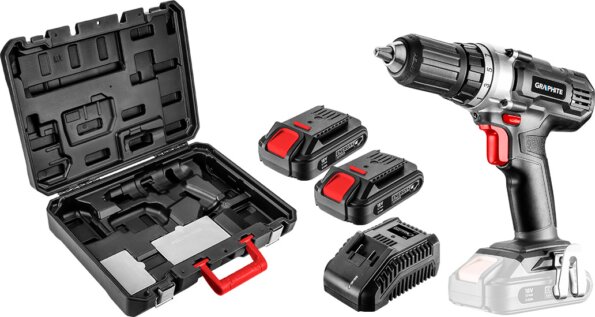 Graphite Energy+ 58G006-SET2 18V Li-Ion Akkus Fúró-Csavarozó