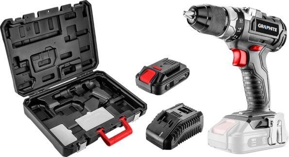 Graphite Energy+ 58G019-SET1 18V Li-Ion Akkus Fúró-Csavarozó