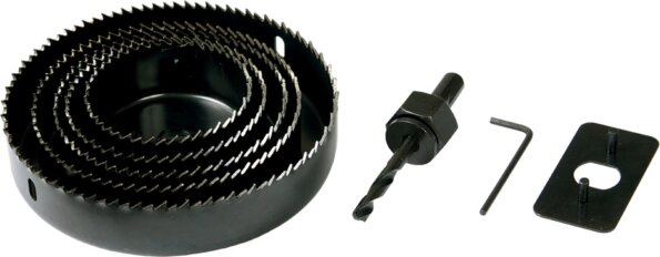 Levior 24706 körkivágó készlet, 64-127mm, 8 részes