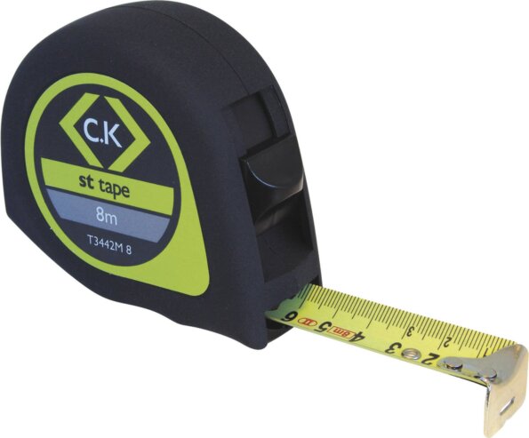 C.K. T3442M8 mérőszalag, 8 méter / 19mm