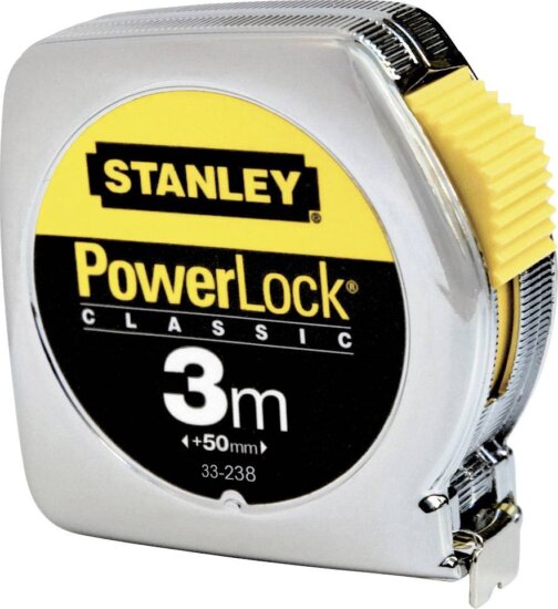Stanley PowerLock 33-218 mérőszalag, 3 méter / 12,7mm