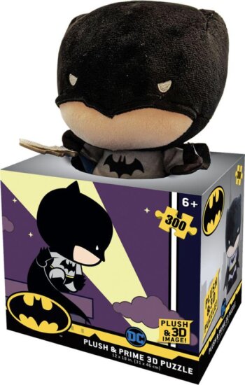 Batman 3D puzzle plüss játékkal, 300 darabos