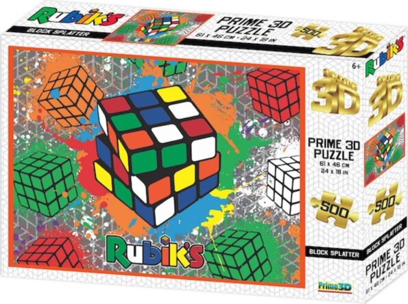 Rubik kocka 3D puzzle, 500 darabos