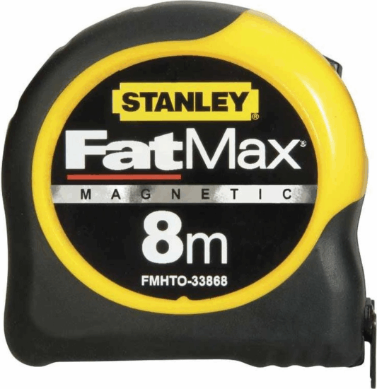 Stanley FatMax FMHT0-33868 mágneses mérőszalag, 8 méter / 32mm Stanley FatMax FMHT0-33868 mágneses mérőszalag, 8 méter / 32mm