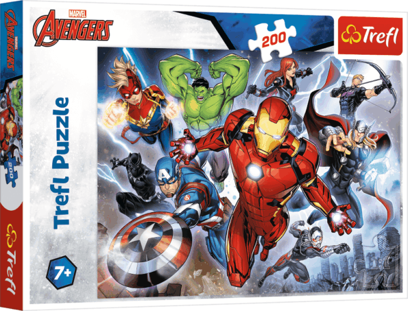 Marvel Bosszúállók puzzle, 200 darabos