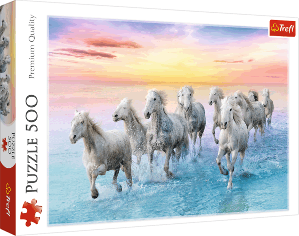 Vágtázó lovak puzzle, 500 darabos