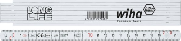 Wiha Longlife® műanyag colstok, fehér, 2m Wiha Longlife® műanyag colstok, fehér, 2m