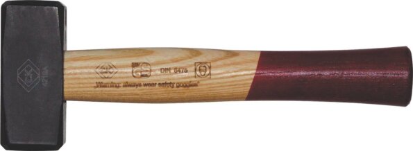 C.K. ráverő-kőtörő kalapács fa nyéllel, 1000 g C.K. ráverő-kőtörő kalapács fa nyéllel, 1000 g