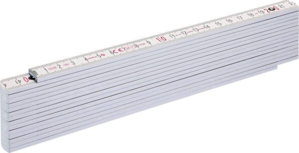 Stabila Type 1407 Geo fa colstok, fehér, 3m