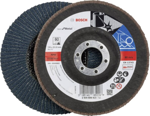 Bosch X571 Best for Metal lamellás csiszoló korong, 125mm, P60