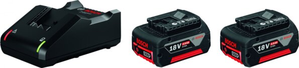 Bosch 2 x GBA 18V 4.0Ah Professional akkumulátor és GAL 18V-40 gyorstöltő szett