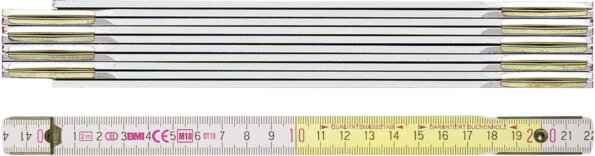 BMI 980904200 fa colstok, fehér, 2m