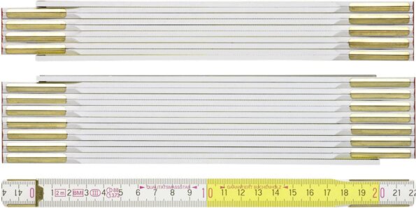 BMI 984914300WG fa colstok, sárga, 3m