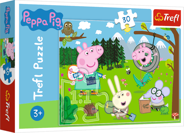 Peppa malac Erdei felfedezések puzzle, 30 darabos Peppa malac Erdei felfedezések puzzle, 30 darabos