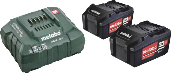 Metabo Li-Power akkumulátor és ASC 55 töltő szett, 18V, 4.0 Ah