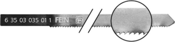 Fein 88mm T dekopírfűrészlap, 5 db (63503112010)