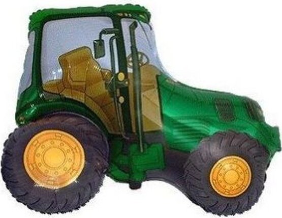 Traktor fólia lufi, zöld, 35 cm Traktor fólia lufi, zöld, 35 cm