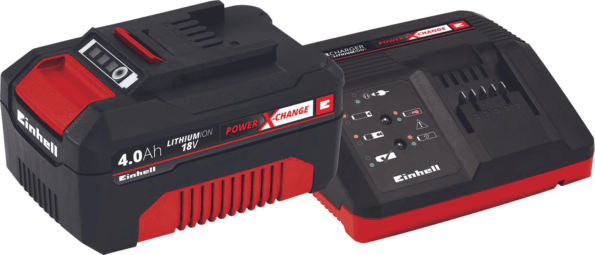 Einhell Power X-Change Starter Kit akkumulátor és töltő szett, 18V, 4 Ah