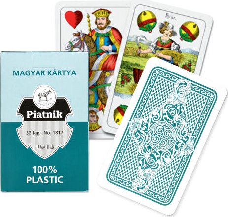 Plasztik magyar kártya 32 lapos