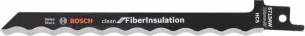 Bosch Clean for Fibre Insulation S 713 AW Orrfűrészlap, 150mm, 2db Bosch Clean for Fibre Insulation S 713 AW Orrfűrészlap, 150mm, 2db