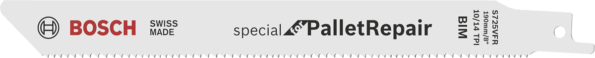Bosch Special for Pallet Repair S 725 VFR Orrfűrészlap, 190mm, 5db Bosch Special for Pallet Repair S 725 VFR Orrfűrészlap, 190mm, 5db