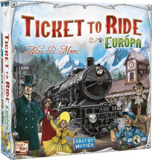 Ticket to Ride Europe, vasúti társasjáték Ticket to Ride Europe, vasúti társasjáték