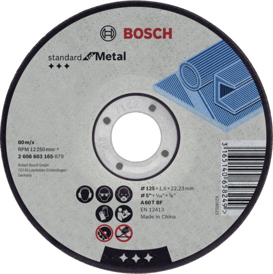 Bosch Standard for Metal A 30 S BF fém vágókorong, 115mm Bosch Standard for Metal A 30 S BF fém vágókorong, 115mm
