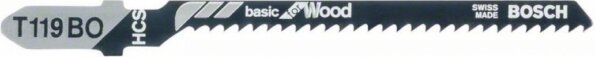 Bosch Basic for Wood T 119 BO dekopírfűrészlap, 3 db Bosch Basic for Wood T 119 BO dekopírfűrészlap, 3 db