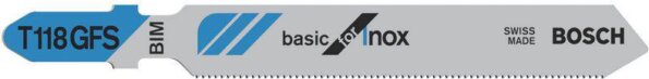 Bosch Basic for Inox T 118 GFS dekopírfűrészlap Bosch Basic for Inox T 118 GFS dekopírfűrészlap