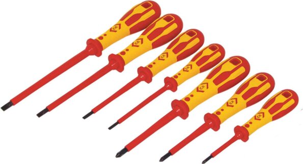 C.K. Dextro VDE csavarhúzó készlet, 7 részes C.K. Dextro VDE csavarhúzó készlet, 7 részes