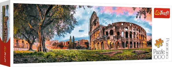 Colosseum hajnalban panoráma puzzle, 1000 darabos Colosseum hajnalban panoráma puzzle, 1000 darabos